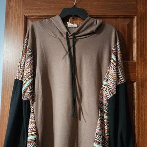 Grace+Emma Brown The Chill Ones Hoodie - like new - good condition